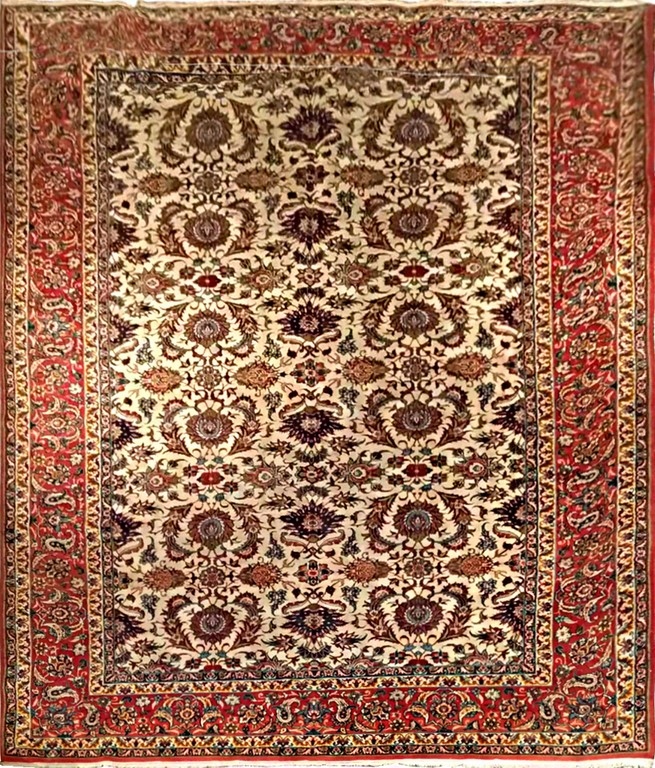 Rare Tapis 19ème siècle Isphahan Iran 320x205 - N° 1018