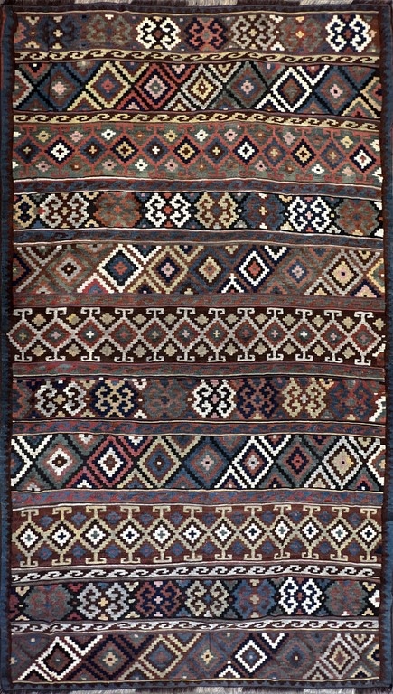 Kilim de collection Caucase 19 ème 270 x 155 - N° 847