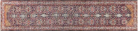 Important Tapis Malayer-Iran Estampillé - XIX e. Siècle - Dim5m00x1m10 - N° 873