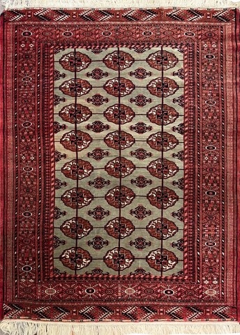 Tapis turkmène XIX - Dim 180x130 - N° 231