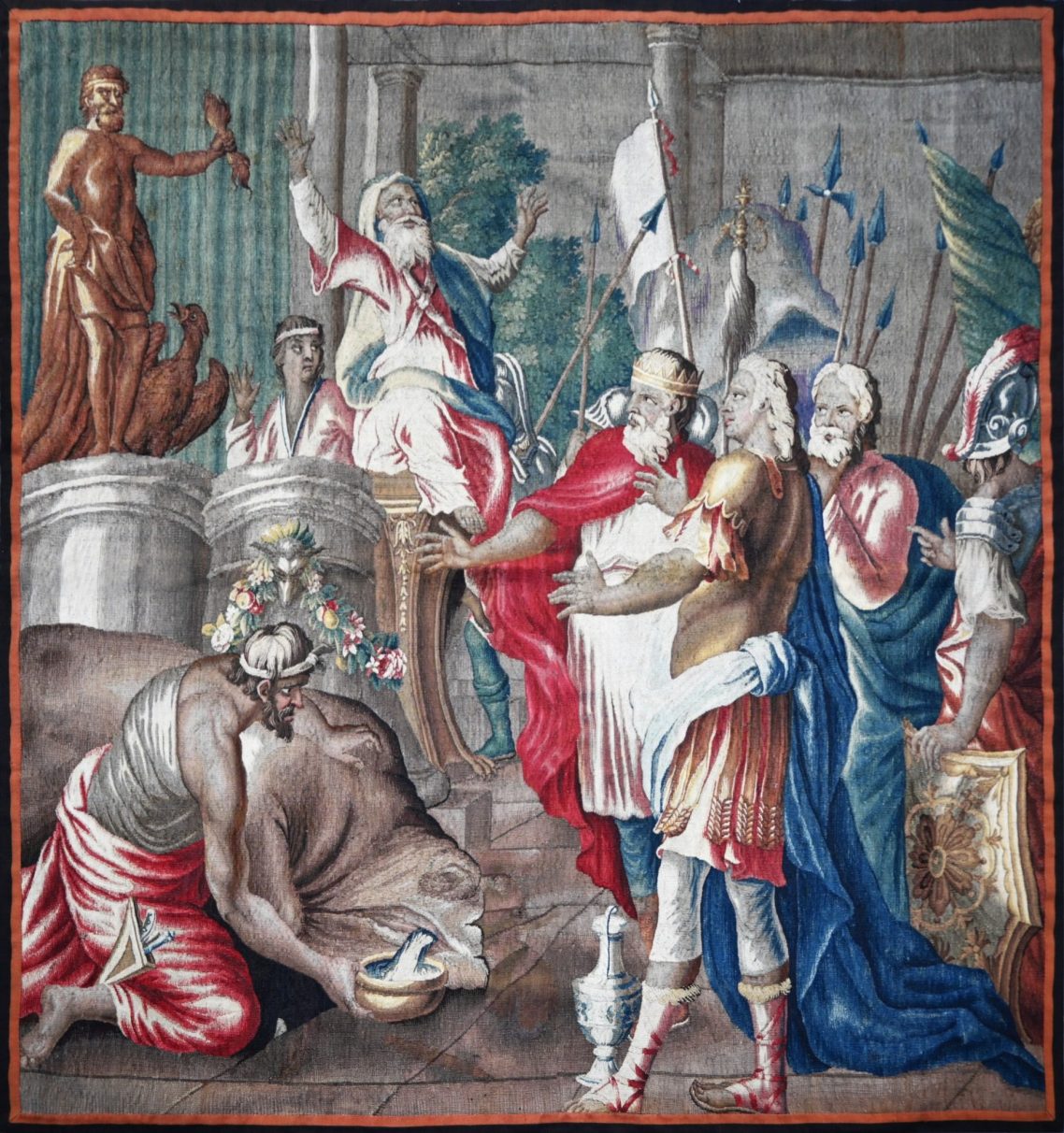 Le Sacrifice à Jupiter - la Manufacture Royale d'Aubusson XVIIIe siècle