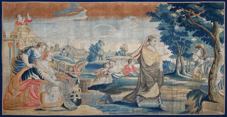 Tapisserie Manufacture de Flandres XVIIe.s - N° 901 Tapisserie Manufacture de Flandres XVIIe.s