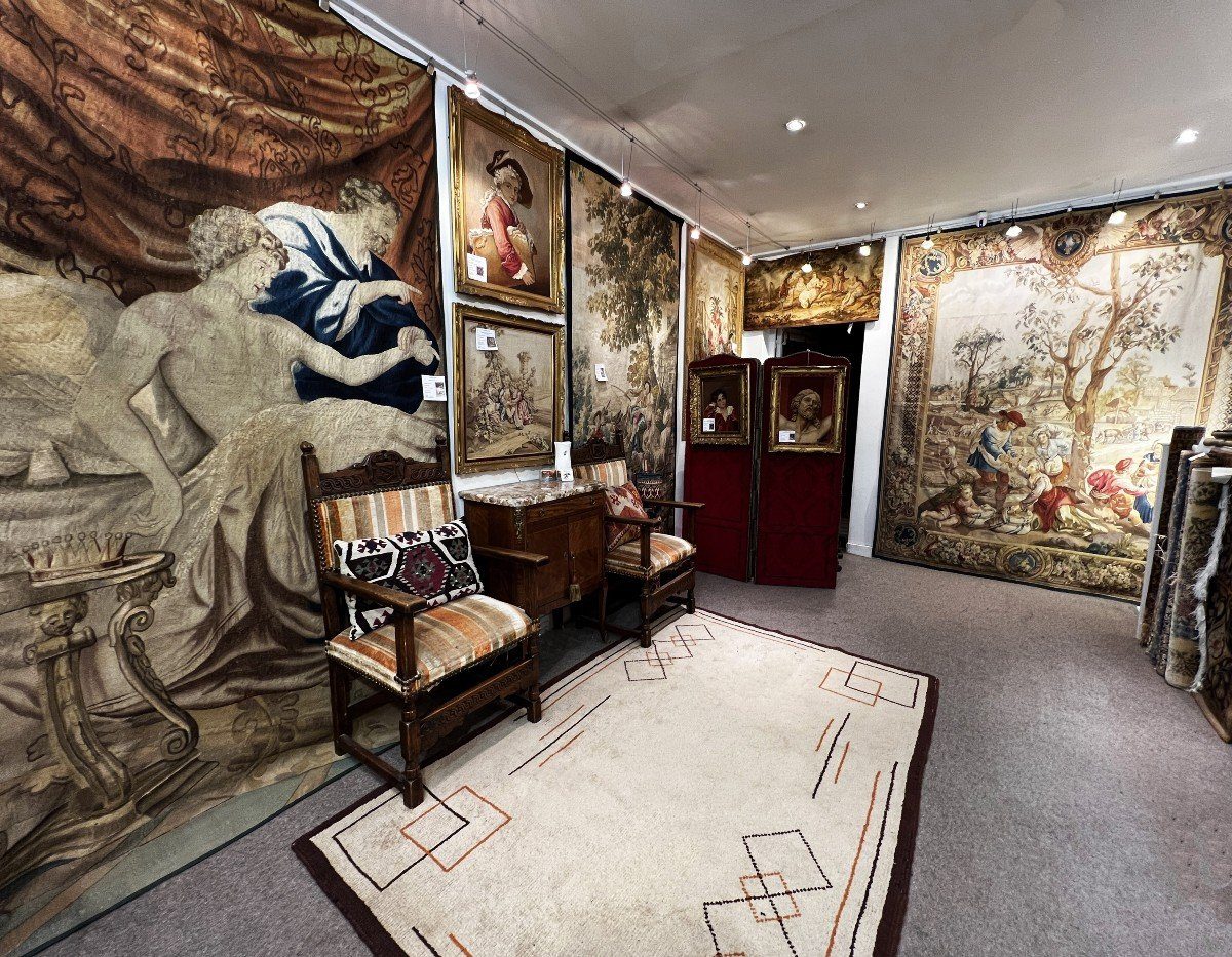 Antique Aubusson Tapestry – Paris