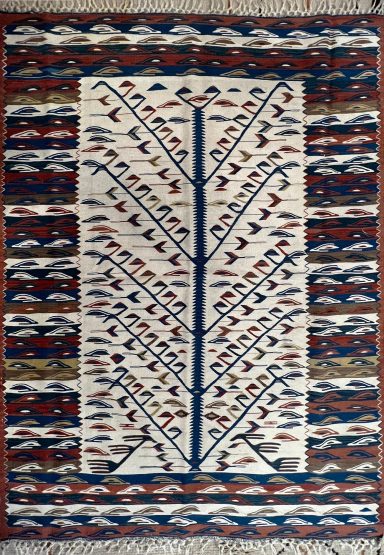 Kilim Transilvanie Roumanie Vers 1950 - 155 X 115, N° 828
