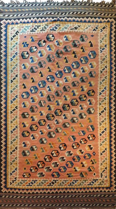 Kilim Gashgai 20 ème 300 X 160 - N° 761

