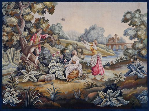 Scène Champêtre, Tapisserie Manufacture Aubusson