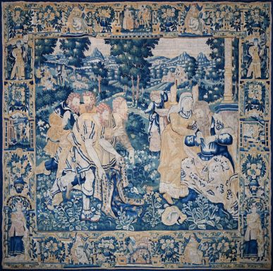 Tapisserie Biblique de la Manufacture Des Flandres 17e Siecle