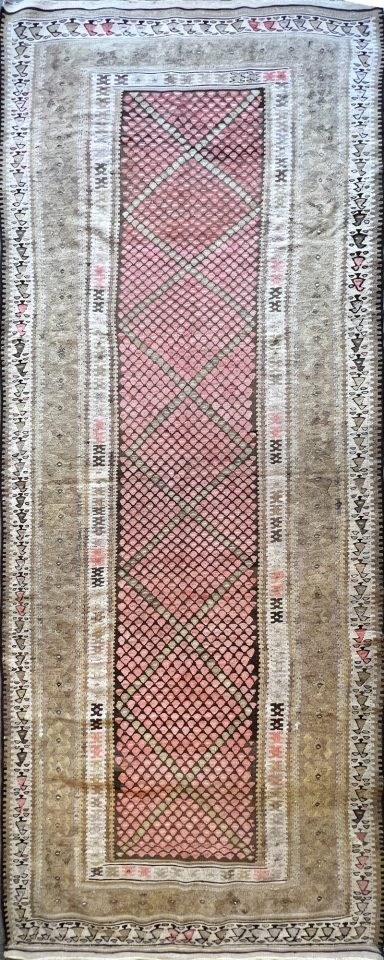 Tapis De Couloir en Kilim de Saveh