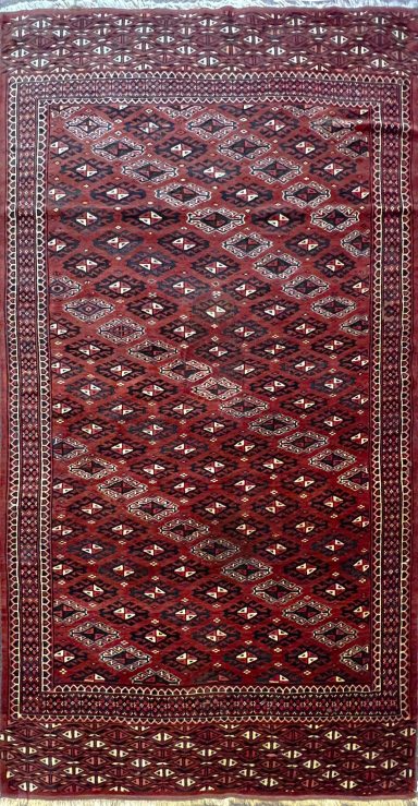 Tapis Turkmène 20 ème 210 X 120 - N° 834
