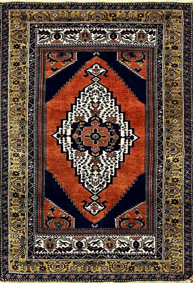Tapis Ancien Turquie Yahyali - 1m83x1m10 - N° 831
