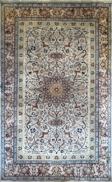Tapis Persan Tabriz 19e.s - 2m15x1m40 - N° 942
