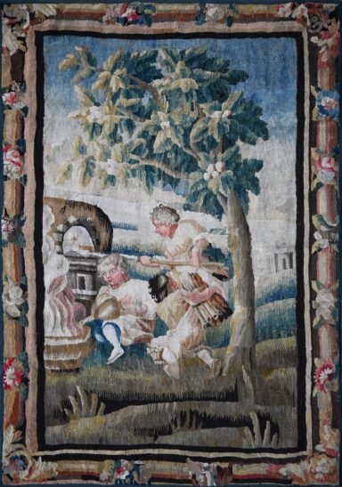 Tapisserie Scène de Boulangerie - N° 1153 Les Boulangers, Tapisserie Manufacture Aubusson 17e