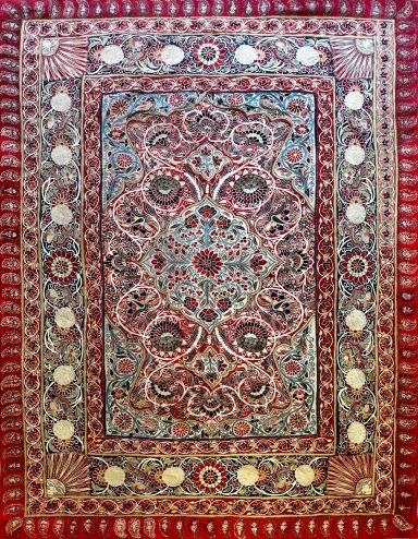 Tissu Recht, Rashti doozi 19e siècle - N° 1215 Tissu Recht, Rashti doozi 19e siècle