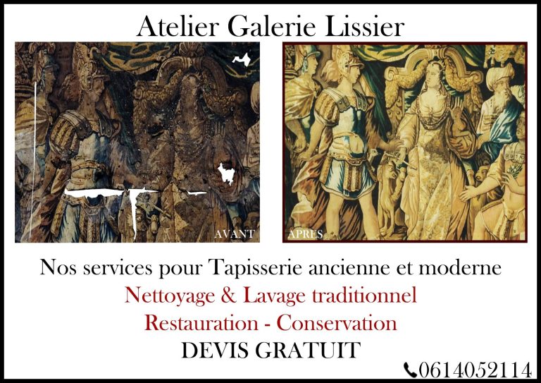 TAPISSERIE AUBUSSON : Nettoyage Restauration