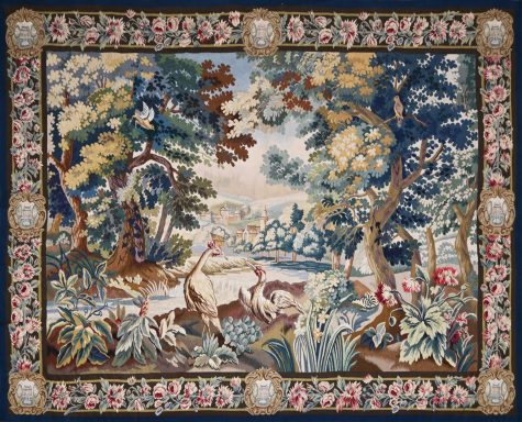 Tapisserie Verdure 19e Siècle