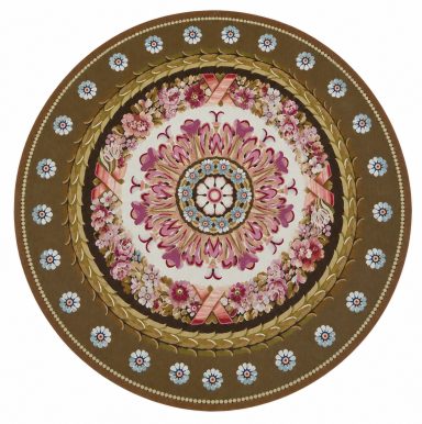 Rare Tapis Rond - N° 1673
