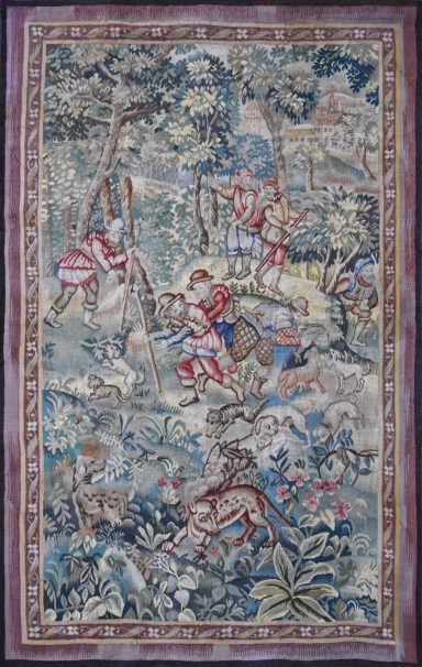 Tapisserie des Flandre - Chasse au Loup 