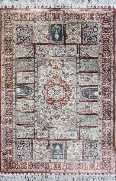 Tapis Turc, signé de Hereke