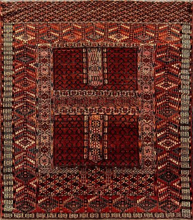Tapis Boukhara 19 ème 150 X 130 - N° 862
