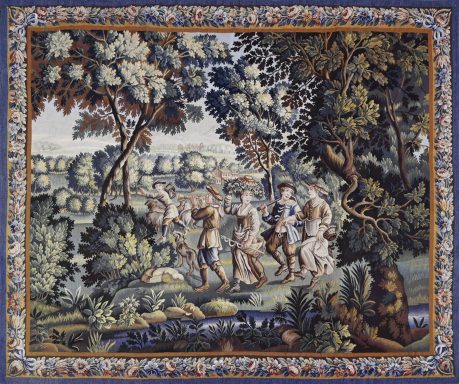 Se balader en forêt tableau tapisserie