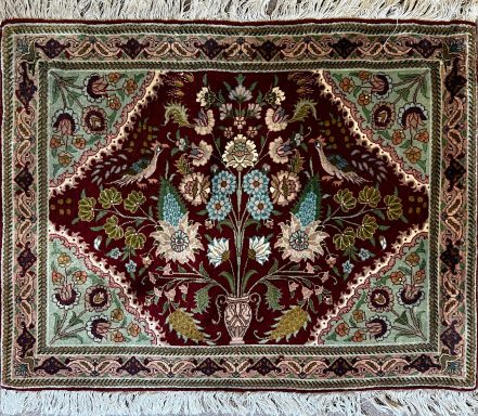 Tapis Tabriz Iran, Vers 1950 - 0.95x0.75 - N° 924
