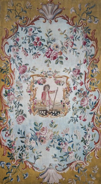 Tapisserie à Médaillon Central Manufacture Aubusson - N° 1544