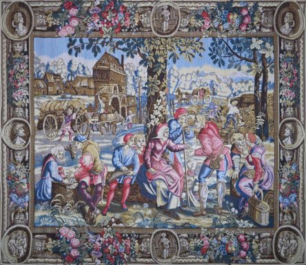 Tapisserie Manufacture Jacquard - N 1619 Les Fenaisons
D'après Guillaume Werniers
