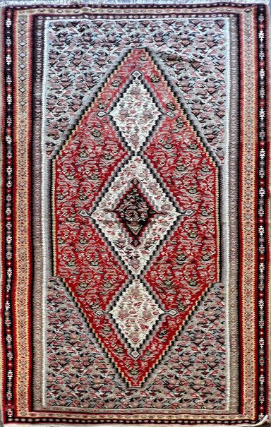 Kilim Senneh Persan - 200x125 - N° 664
