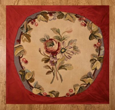 Coussin en Tapisserie de 20e.s - 45x45 - N° 1312
