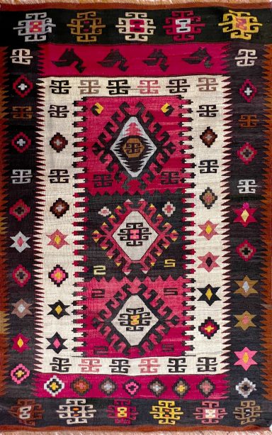 Tapis en Kilim vers 1940 - Anatolie, Turquie
