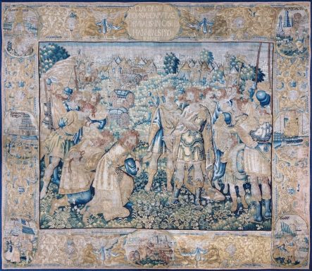 Tapisserie Audenarde vers 1600 - N 1693 Hasdrubal, frère d’Hannibal Tapisserie