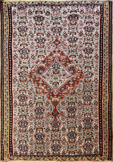 Kilim Ancien Persan Senneh Vers 1890 - 190x130 - N° 1033
