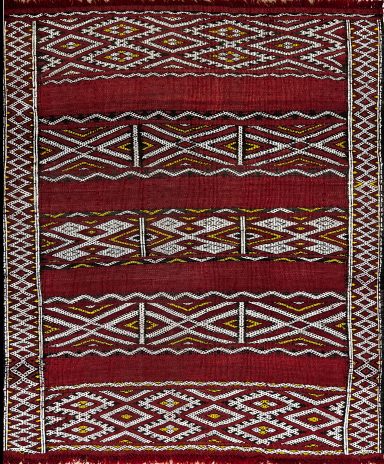 Tapis En Kilim Africain - 0.76x0.94 - N° 681
