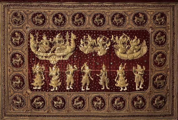 Magnifique Kalaga - N° 1177 Magnifique Kalaga, La Tapisserie Bordée De Birmanie - Dim2m00x1m40 - N° 1177