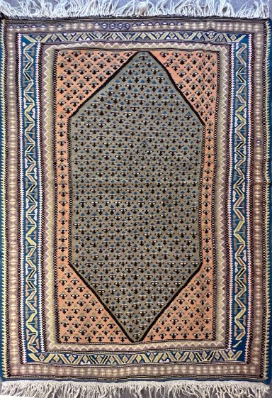 Tapis Senneh en Kilim - 155x105 - N° 657
