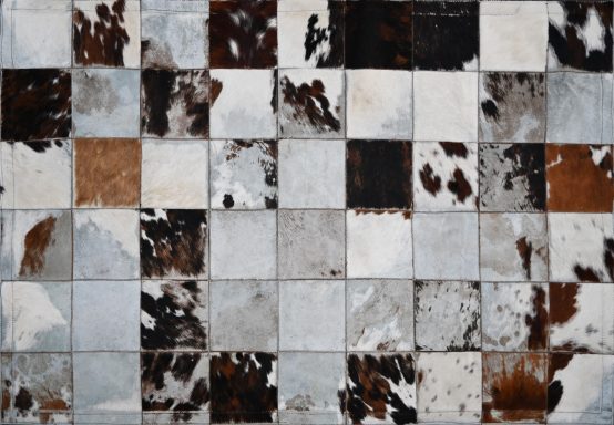 Tapis en patchwork de fourrure animale