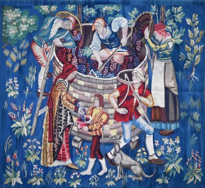 Tapisserie Vendange Aubusson