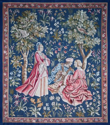 Tapisserie scène médiévale - N° 1633 Tapisserie scène médiévale - N° 1633