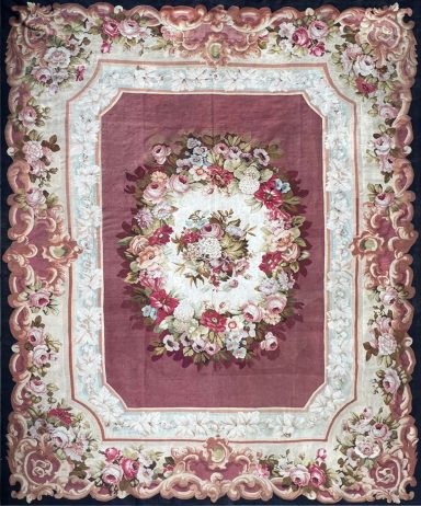 Tapis Manufacture Aubusson 19e Siècle