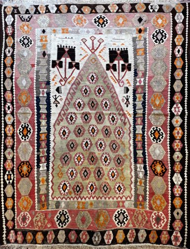 Tapis En Kilim Turquie 19 ème - 180x140 - N° 701
