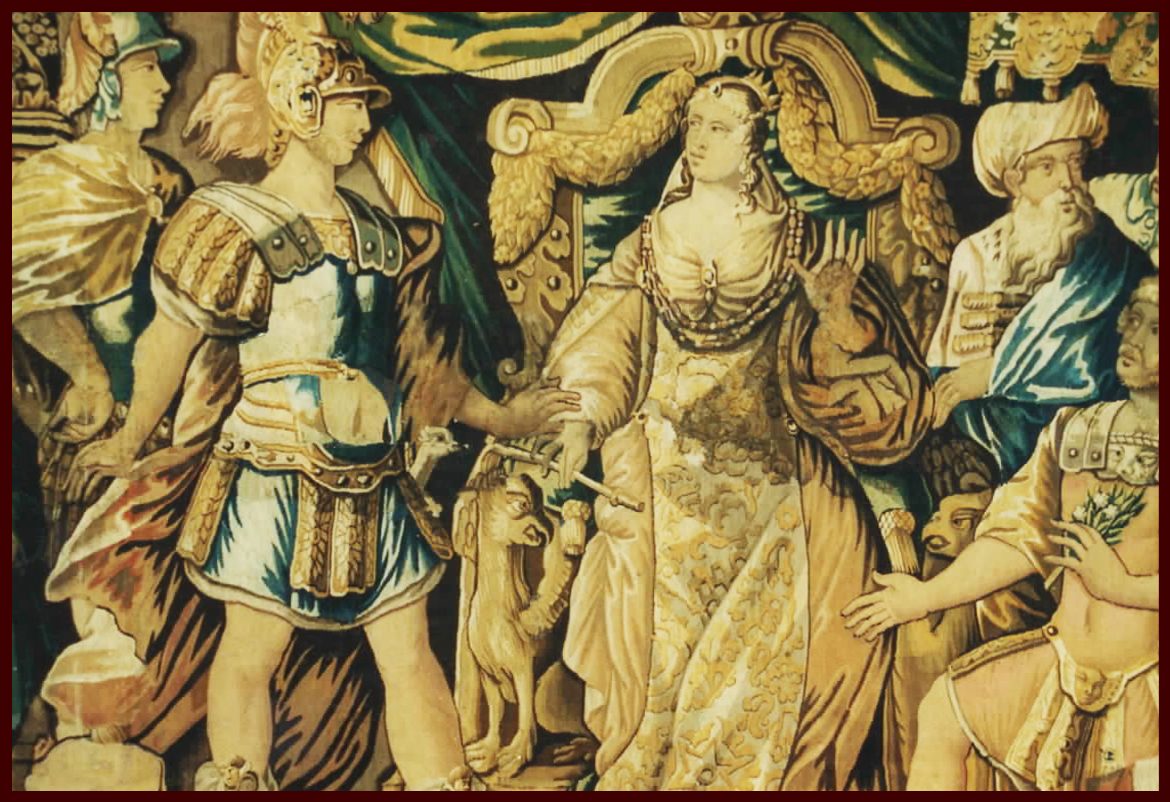 Französischer Aubusson Wandteppich Französischer Aubusson Wandteppich