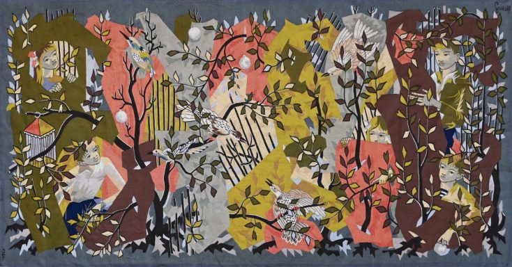 Tapisserie moderne Aubusson, Atelier Pinton