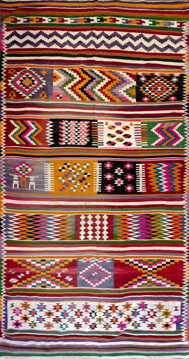 Kilim Art Moderne XXe.s Vers 1980 - Dim 315x180 - N° 855
