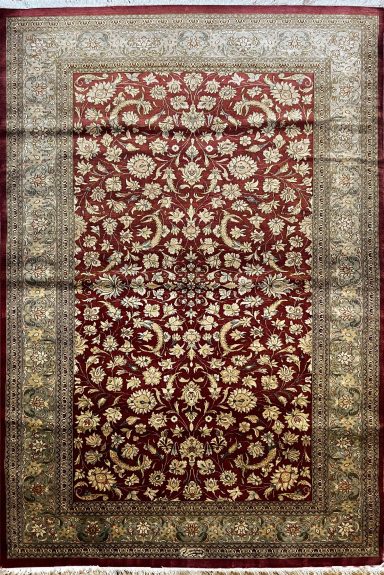 Tapis Ghoum en Soie Vers 1980 - 147x98 - N° 1197

