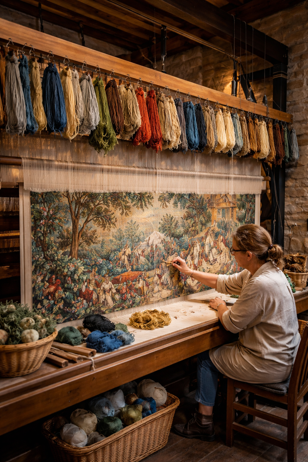 AUBUSSON : TAPISSERIE - TAPIS