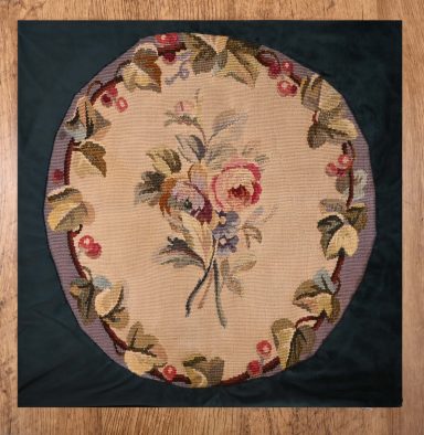Coussin en Tapisserie de 19e.s - 44x44 - N° 1311
