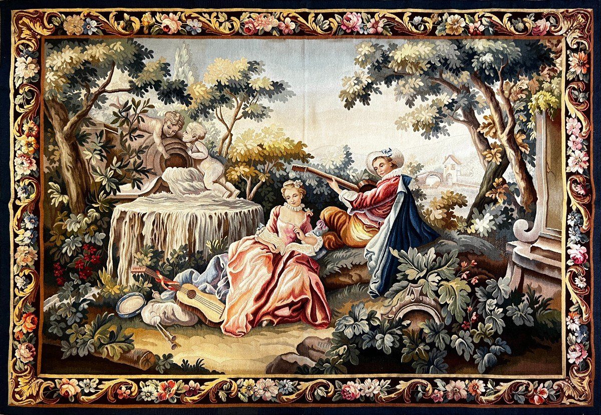 Tapisserie Scène Galante