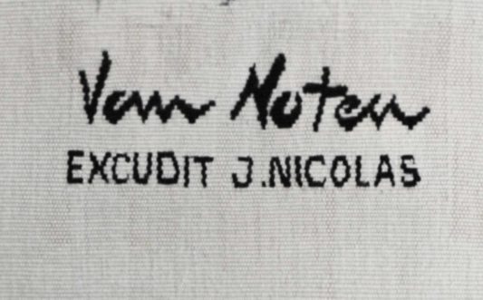 Tapisserie signée Jean Van Noten Tapisserie signée Jean Van Noten