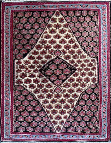 Kilim Senneh 19 ème 140 X 110 - N° 662