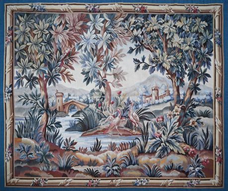 Tapisserie Verdure XIXe siècle - N° 1630 Tapisserie Verdure XIXe siècle - N° 1630